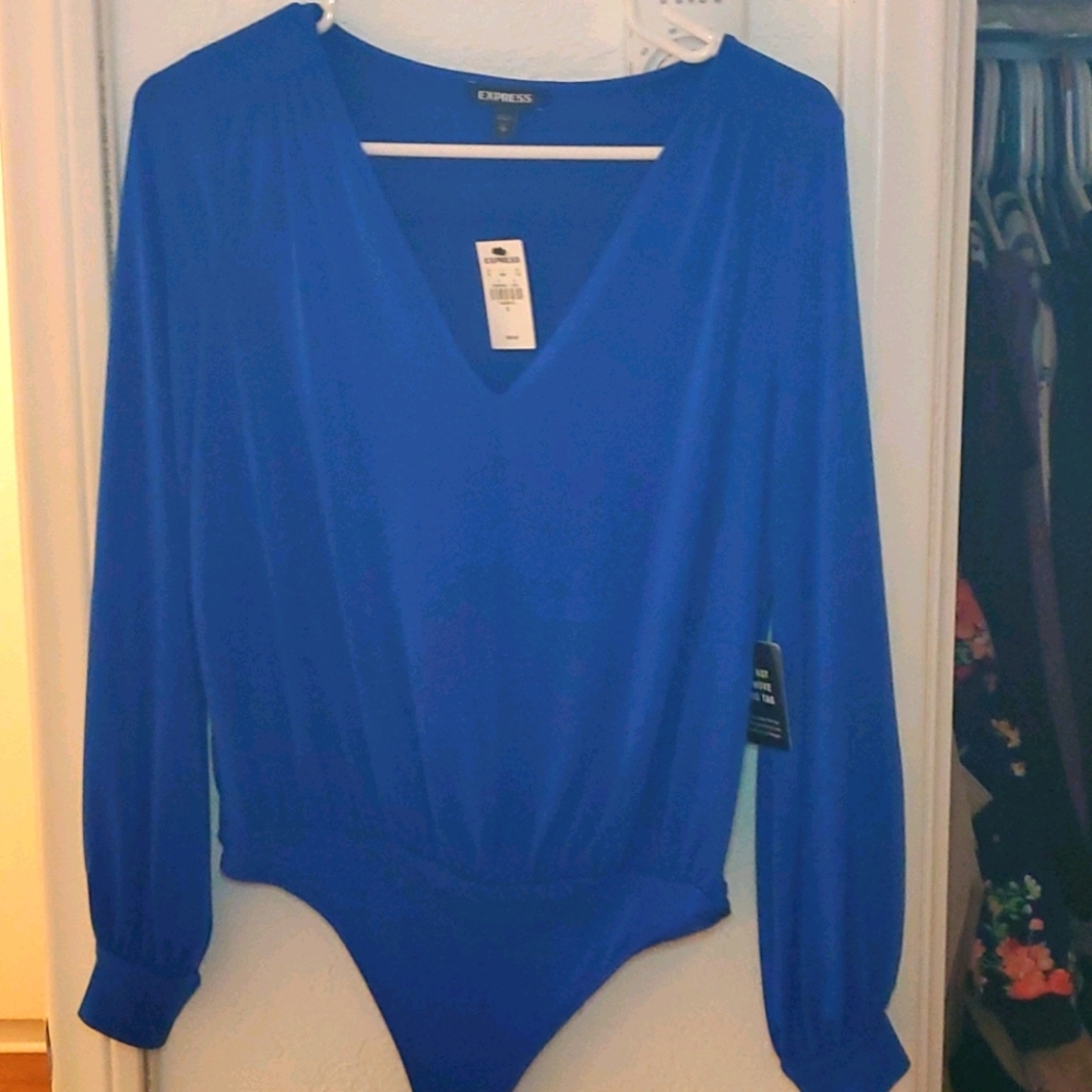 Express blue thing blouse